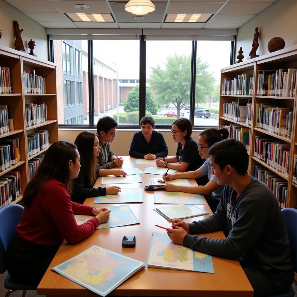 Students Learning about ASEAN in Phoenix Library