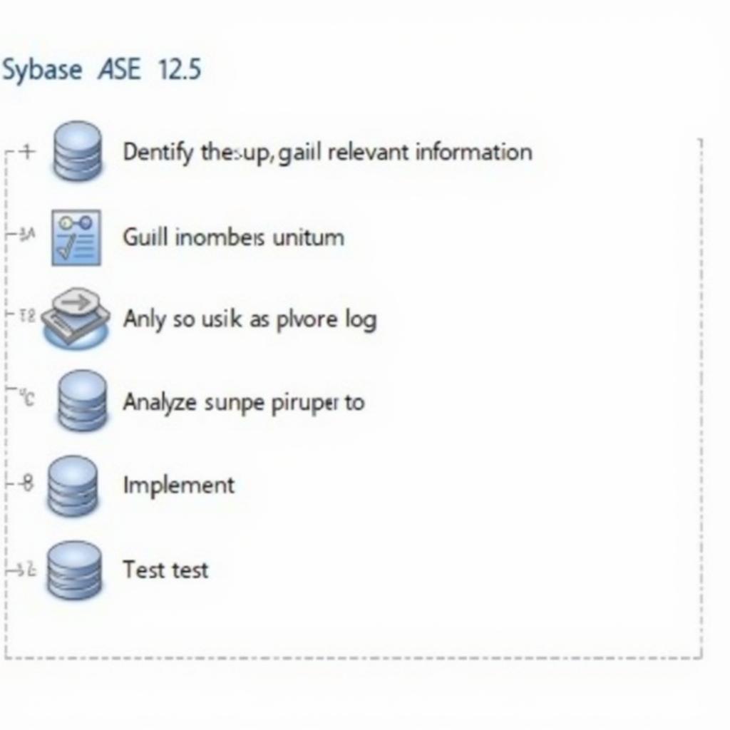 Troubleshooting Steps in Sybase ASE 12.5