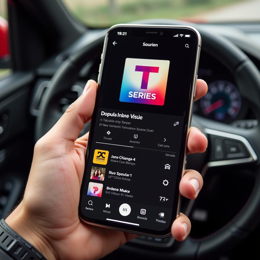 T-Series music streaming on mobile devices