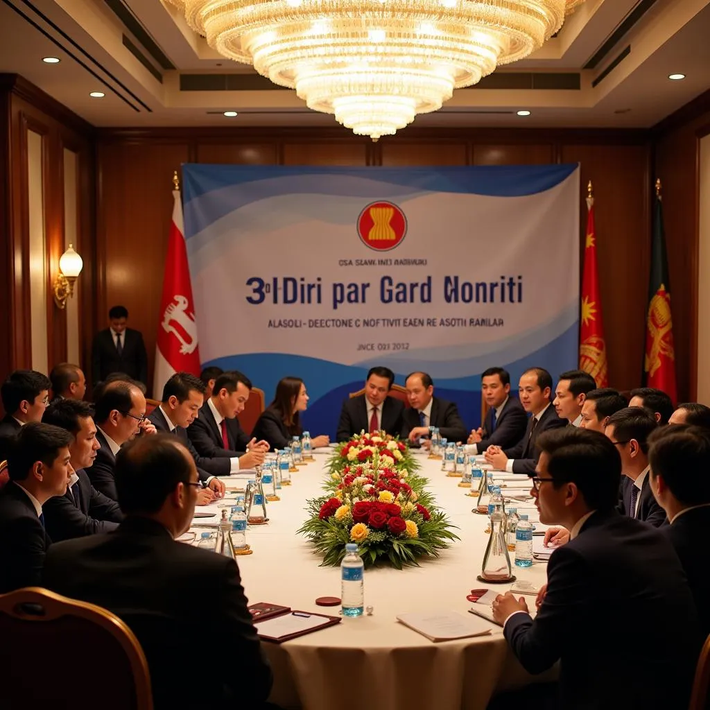 Delegates at the 3rd ASEAN Summit in Manila