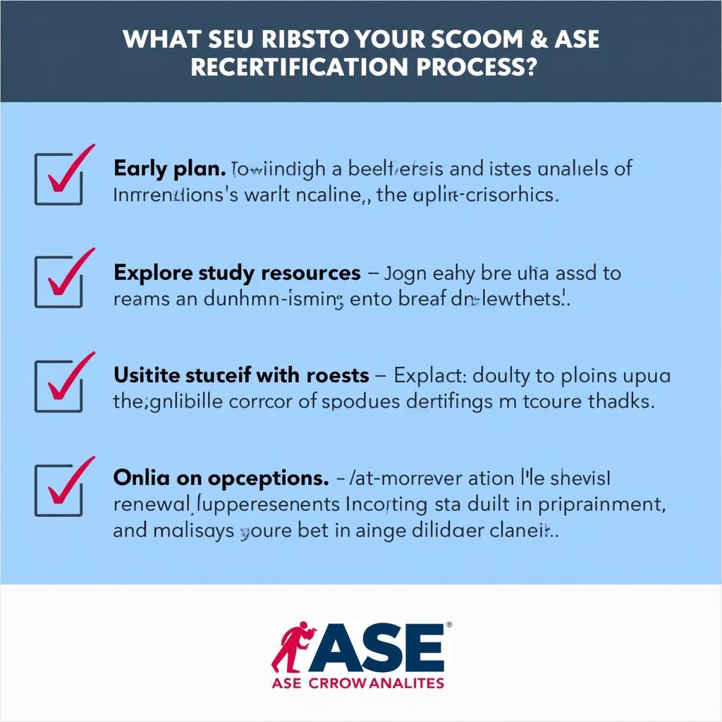 Tips for ASE Recertification