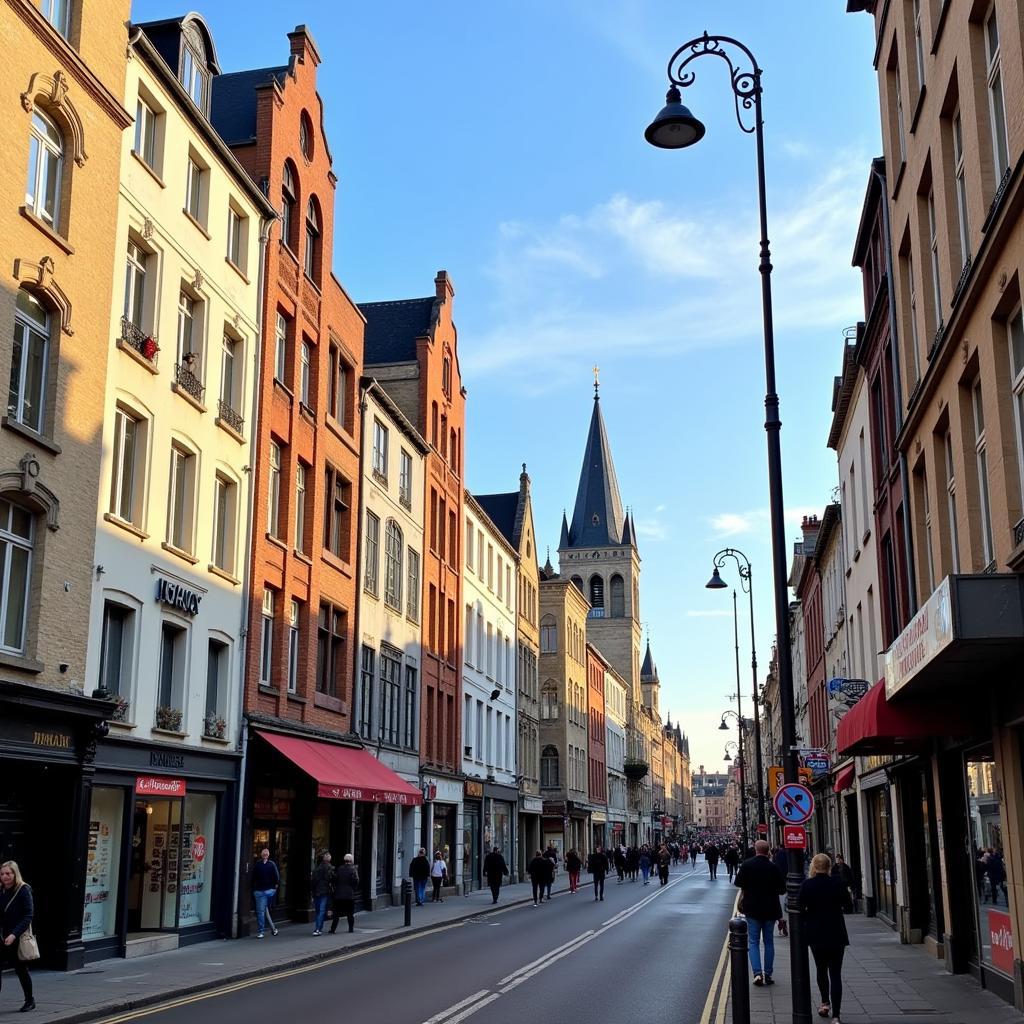 Vibrant cityscape of Tourcoing, France