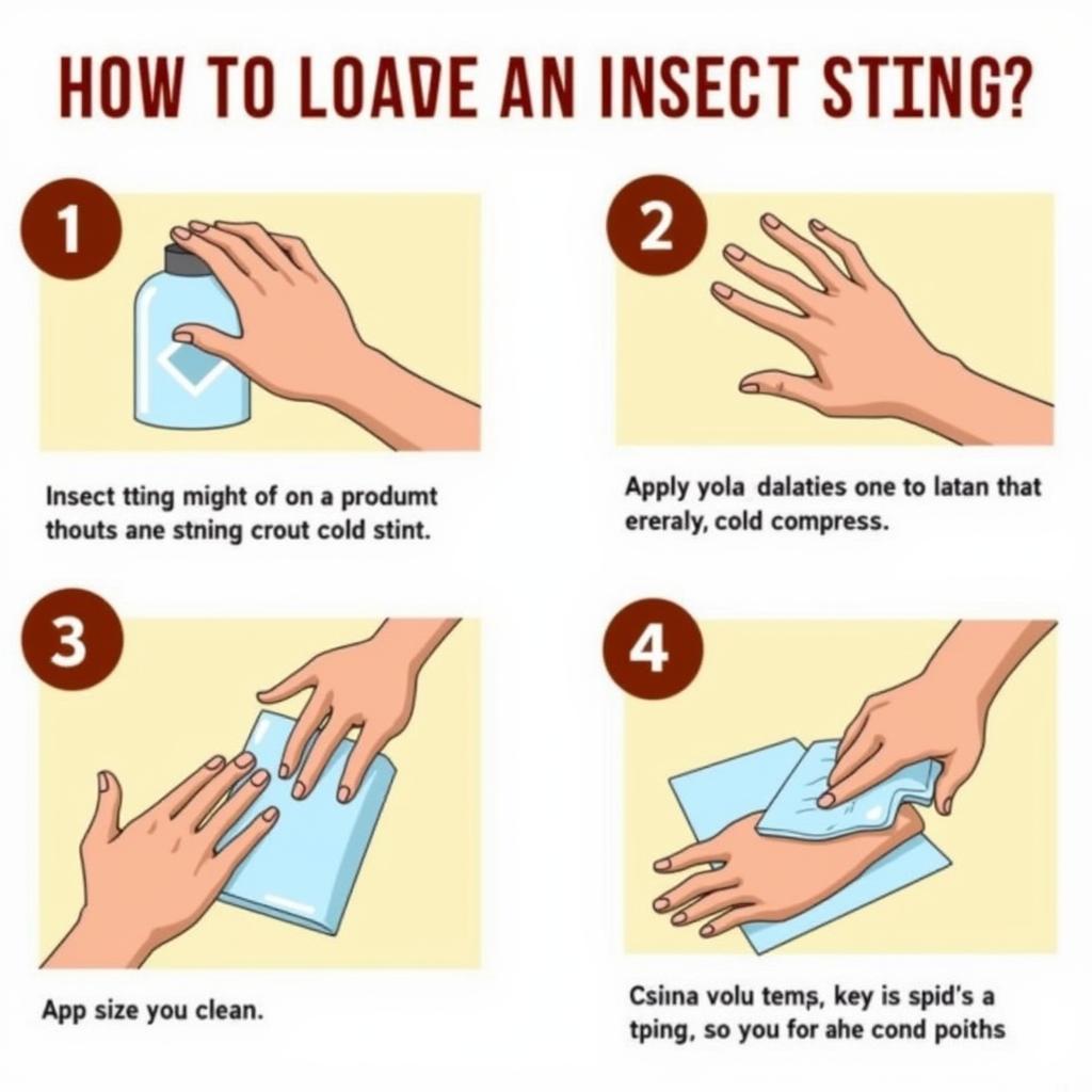 Treating an Insect Sting