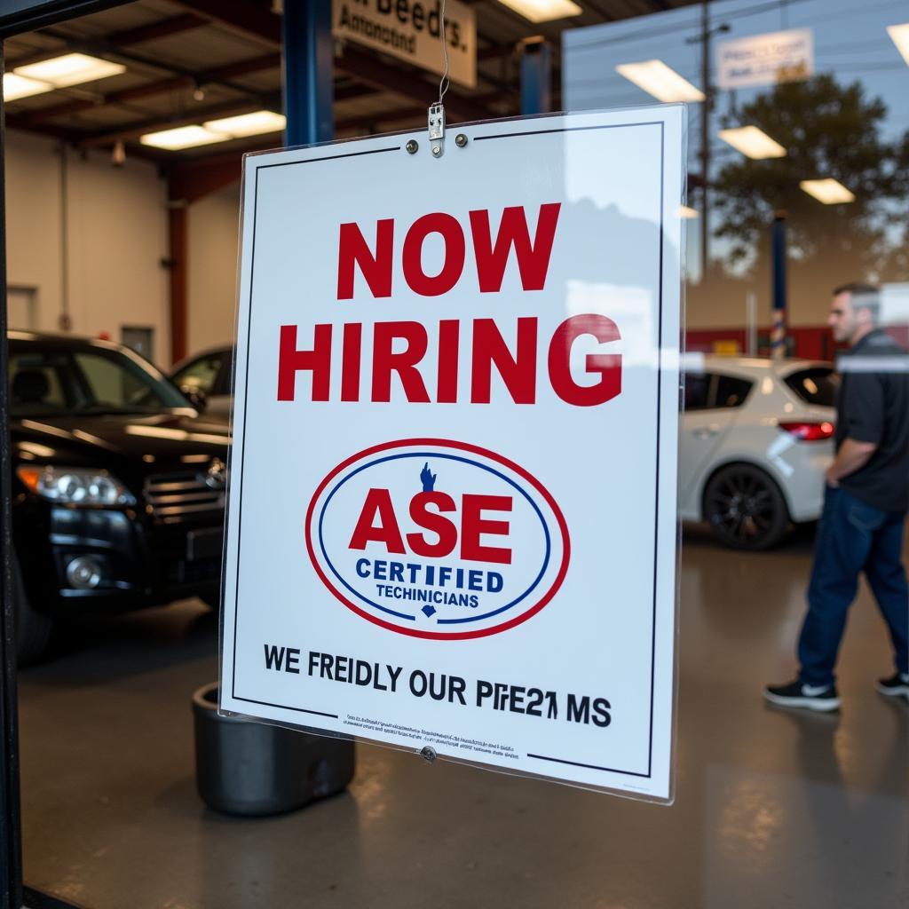 Tulsa Auto Repair Shop Hiring ASE Certified Technicians