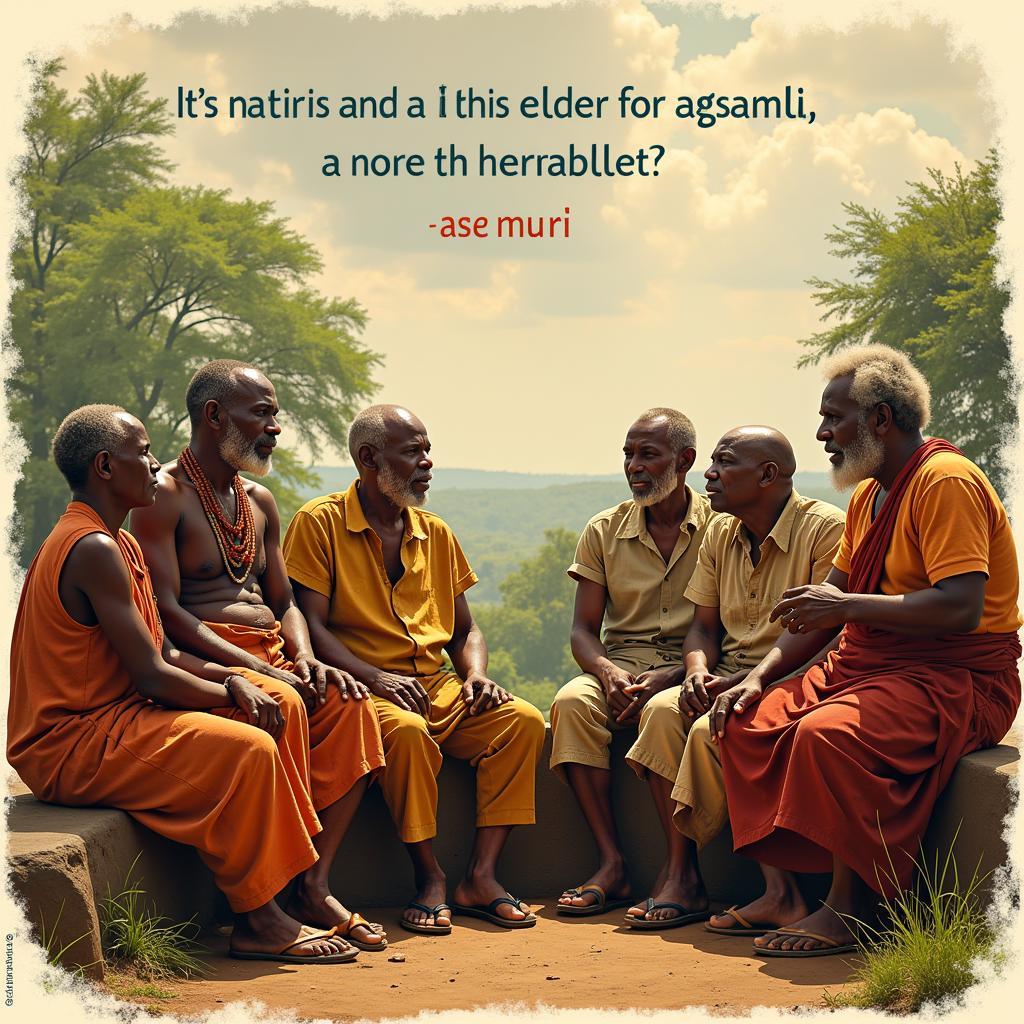 Ugandan Elders Sharing Stories