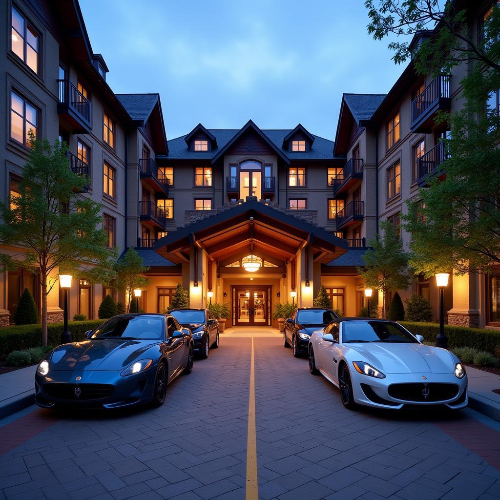 Valet Parking at a Luxury Hotel in Aspen 