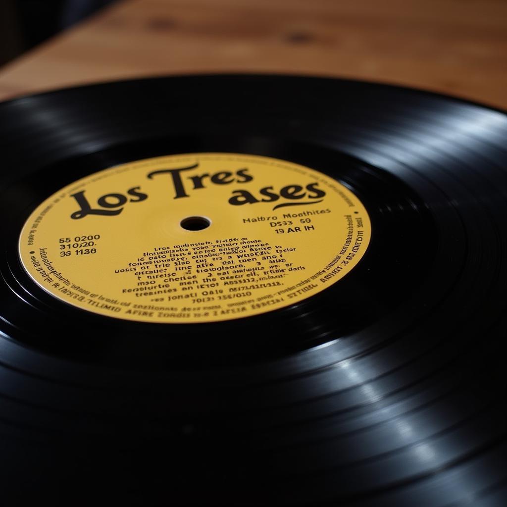 A Vintage Los Tres Ases Vinyl Record