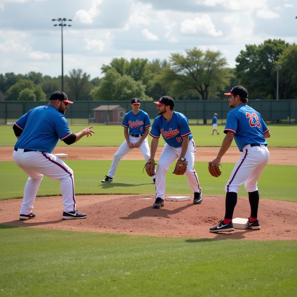 Waxahachie ASE Baseball Team Practice