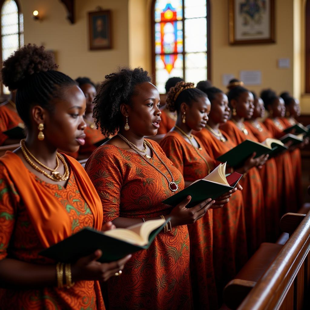 Xhosa Choir Singing Hymns