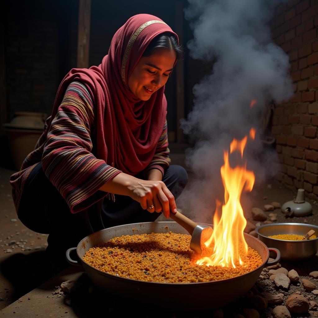 Preparing Yemeni Aseed