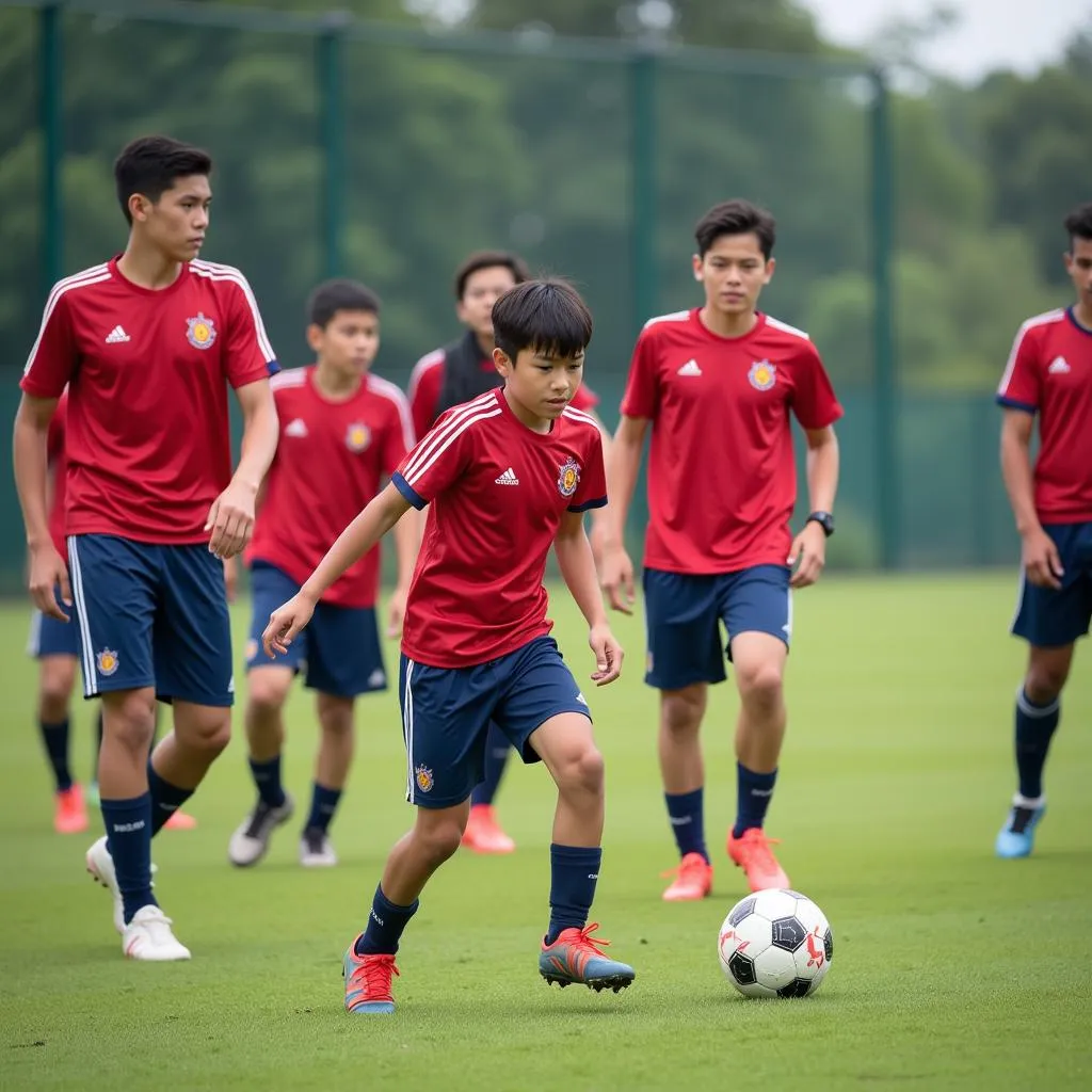 Young ASEAN Footballers Training