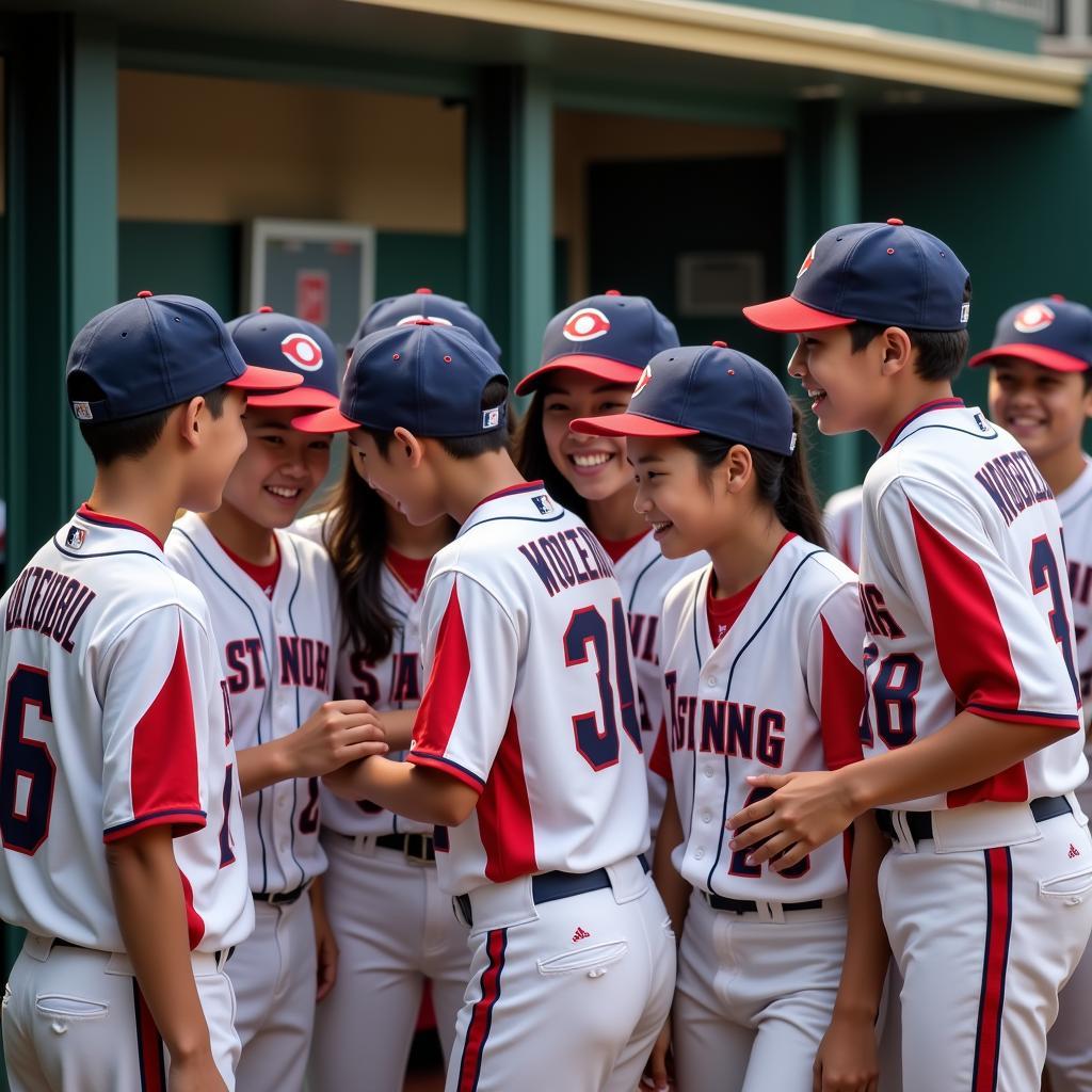 Young Athletes at ASEAN Baseball Tournament