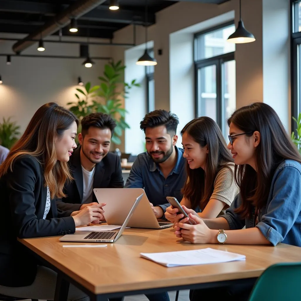 Southeast Asian Entrepreneurs Brainstorming