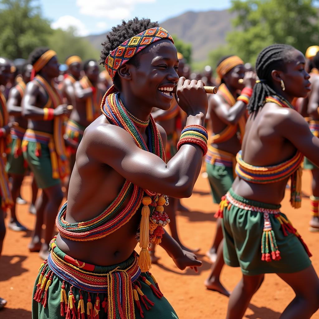 Zulu Cultural Ceremony with Music and Dance