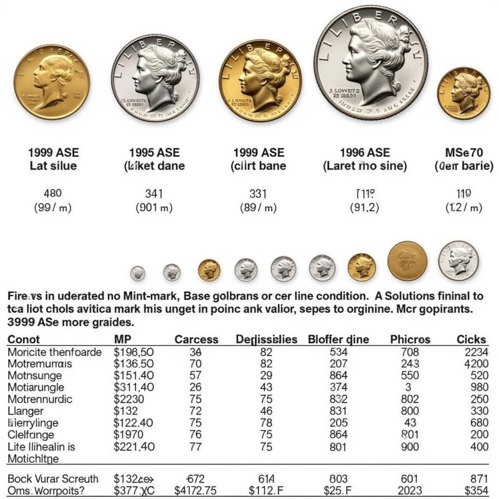 Grading 1995 ASE No Mint Mark Coins: Factors Affecting Value