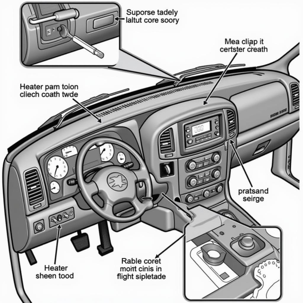 Locating the Heater Core in a 2002 Dodge Ram 1500