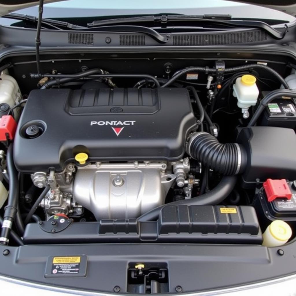 2008 Pontiac Torrent Base Model Engine View