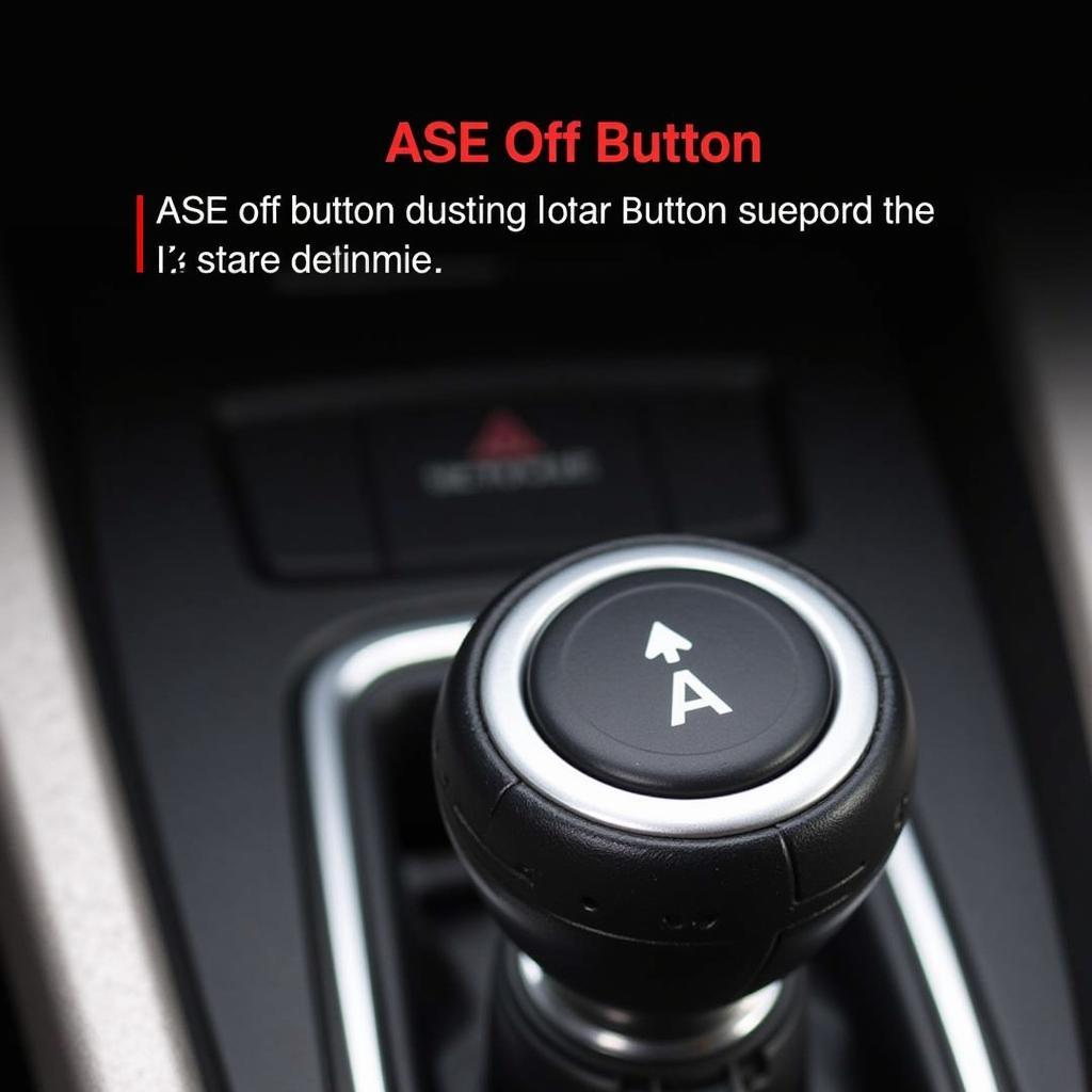 2014 Nissan Maxima ASE Button Location