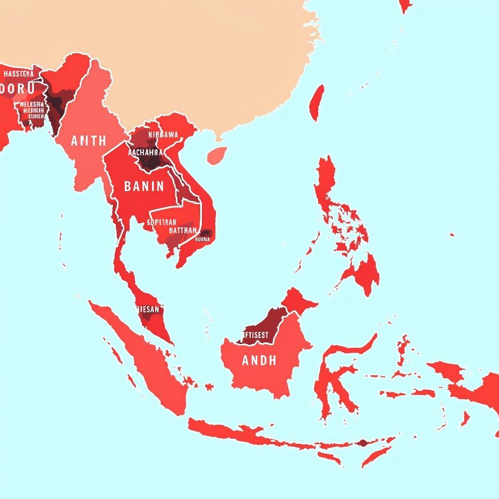 2016 ASEAN Population Distribution and Density