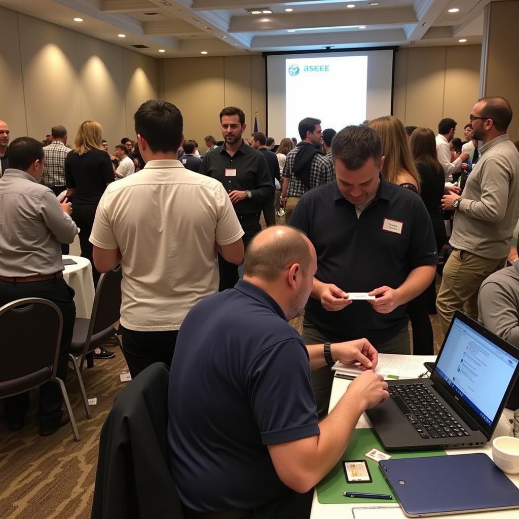 Networking at the 2018 ASEE Conference