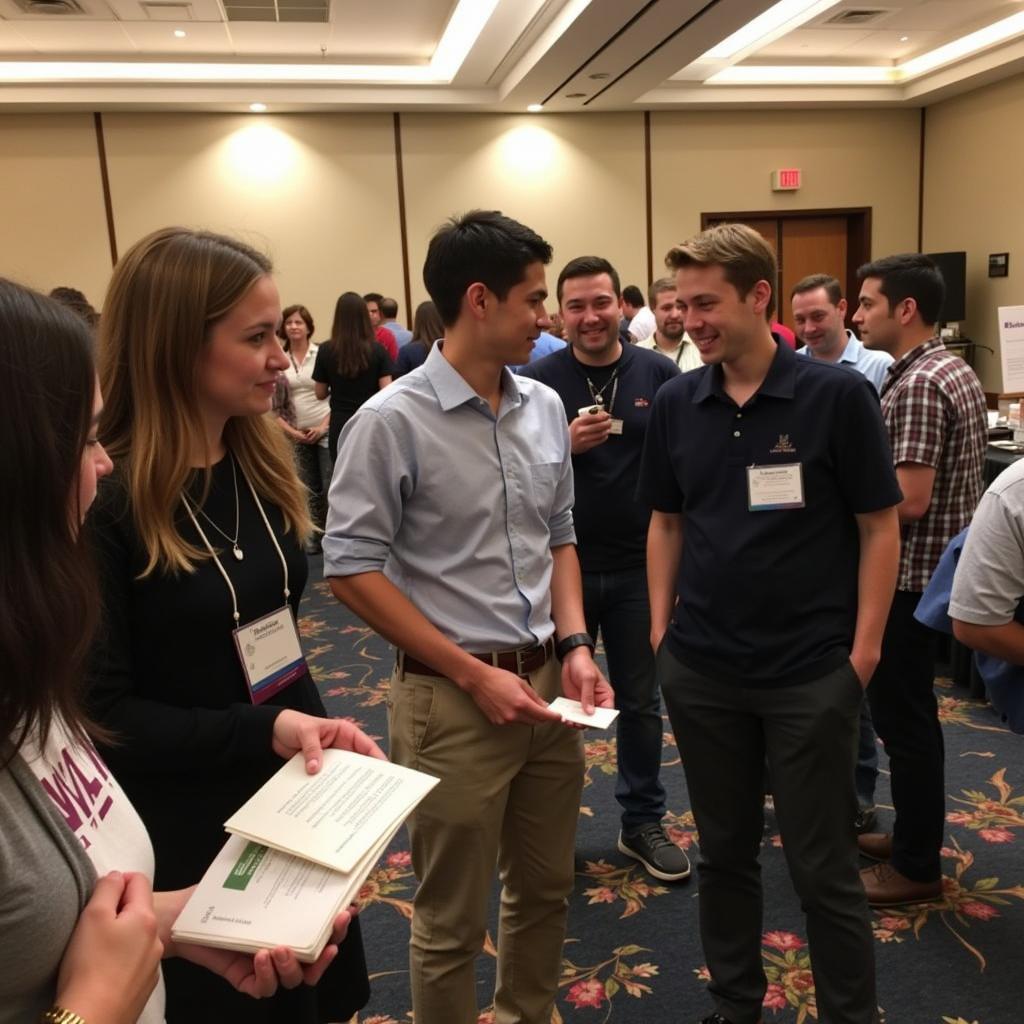 Attendees networking at the 2018 ASEESS Convention.