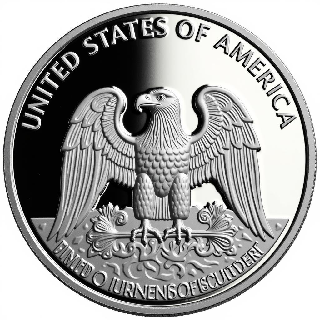 2018w ASE Silver Proof Coin Reverse