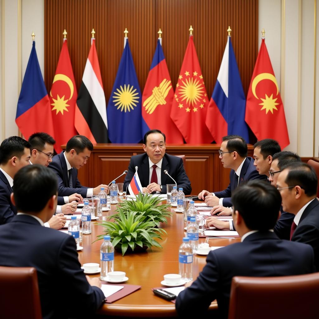 Leaders Meeting at the 23rd ASEAN Summit