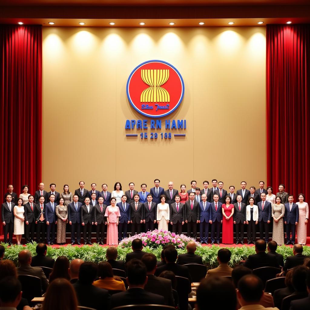 Leaders at the 39th ASEAN Summit Opening Ceremony