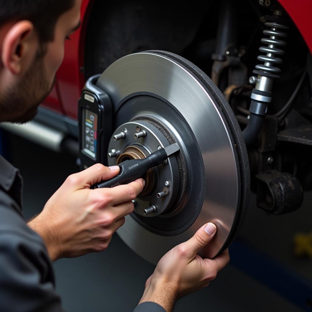 A5 ASE Brake Rotor Inspection