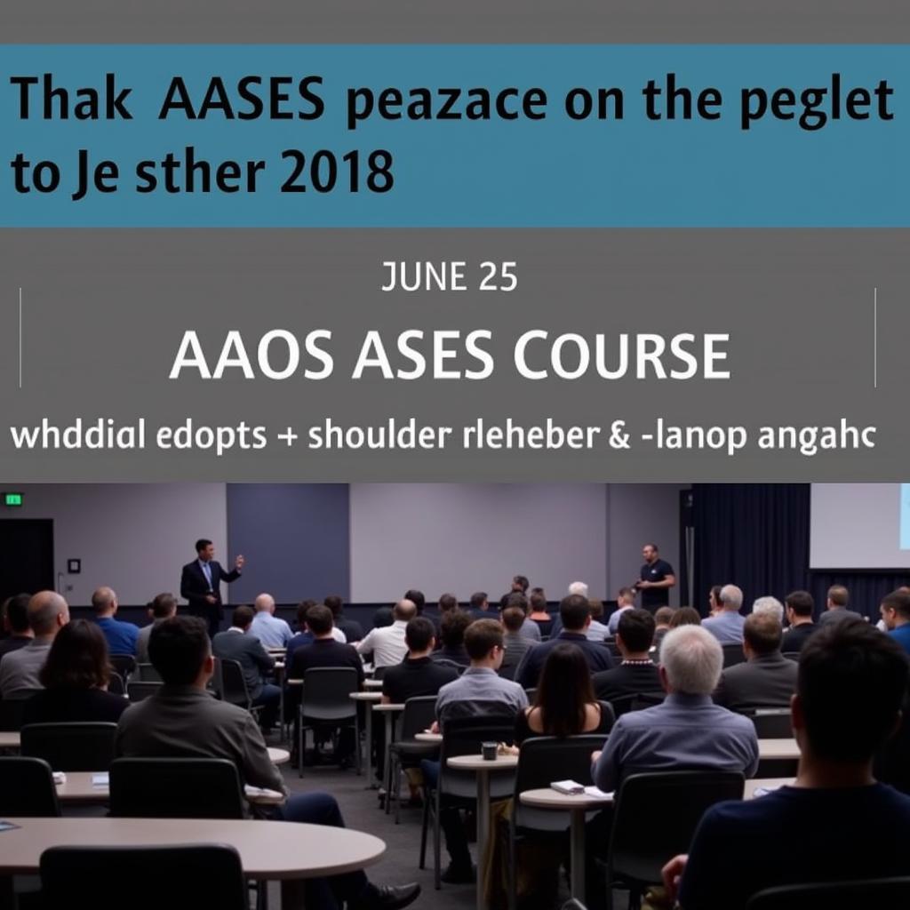 AAOS ASES Course Lecture Hall