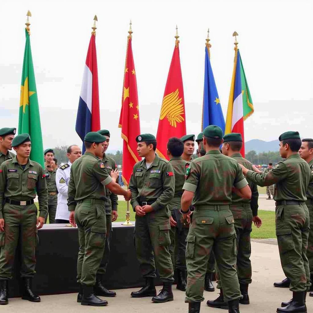 Closing ceremony of the ASEAN Armies Rifle Meet 2013