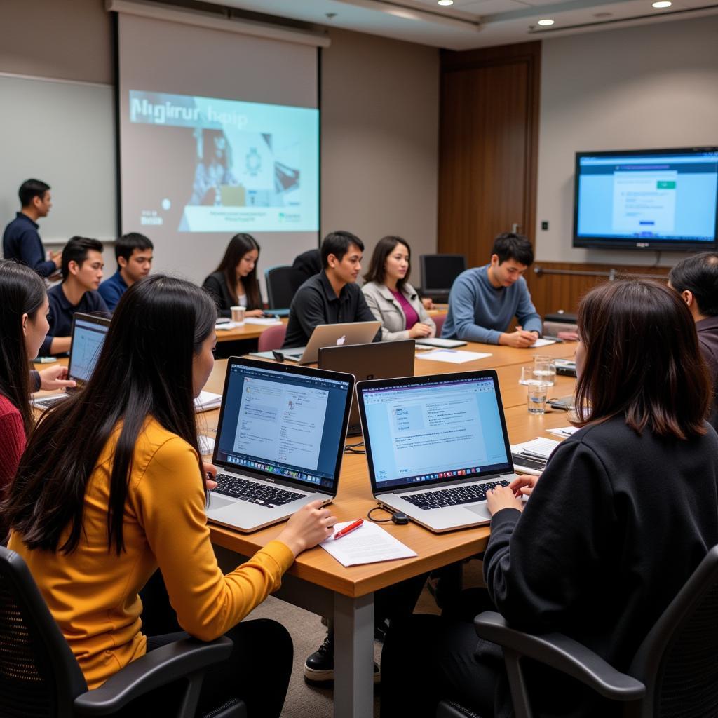 ASEAN Broadcasting Union Training Workshop Participants Engage in Interactive Session