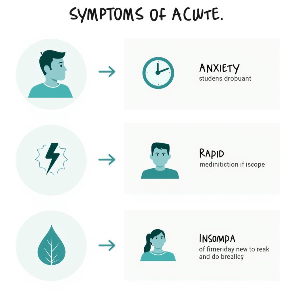 Acute Stress Symptoms Illustration