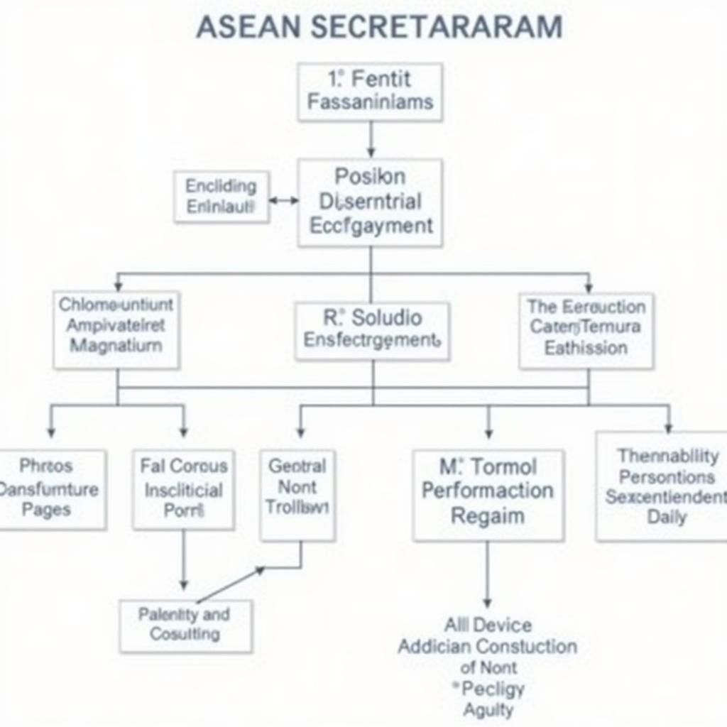 ASEAN Secretariat Organizational Chart