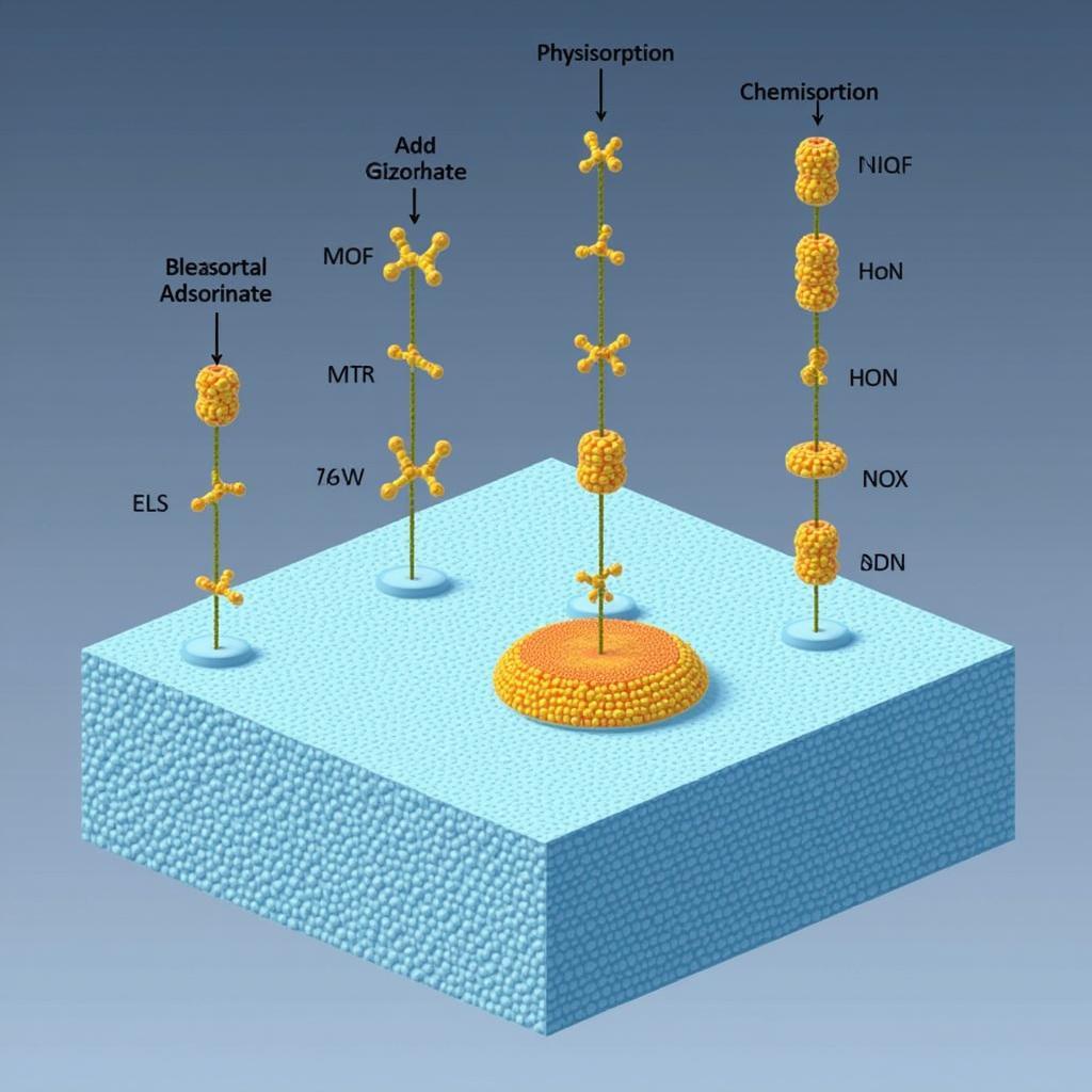 Adsorbate Interaction on Nanoparticle Surface