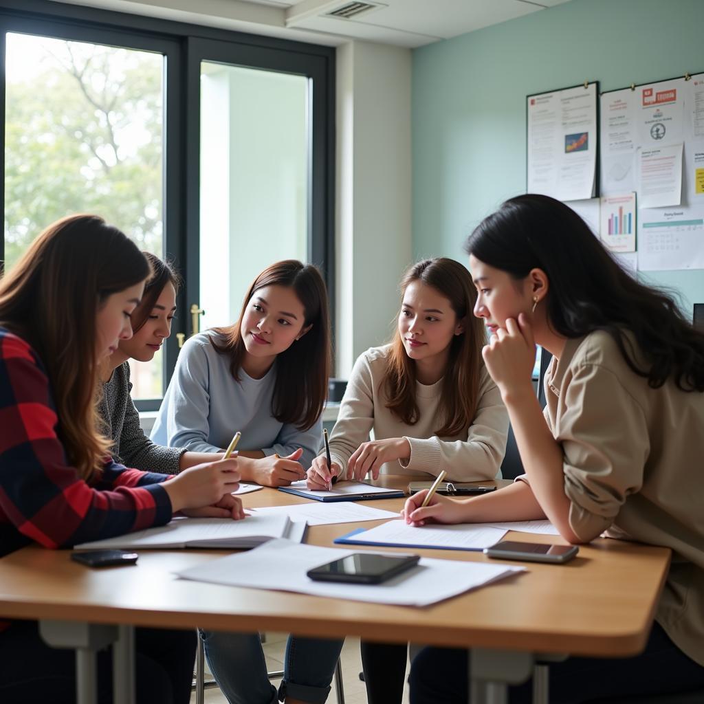 Adult education classroom in ASEAN