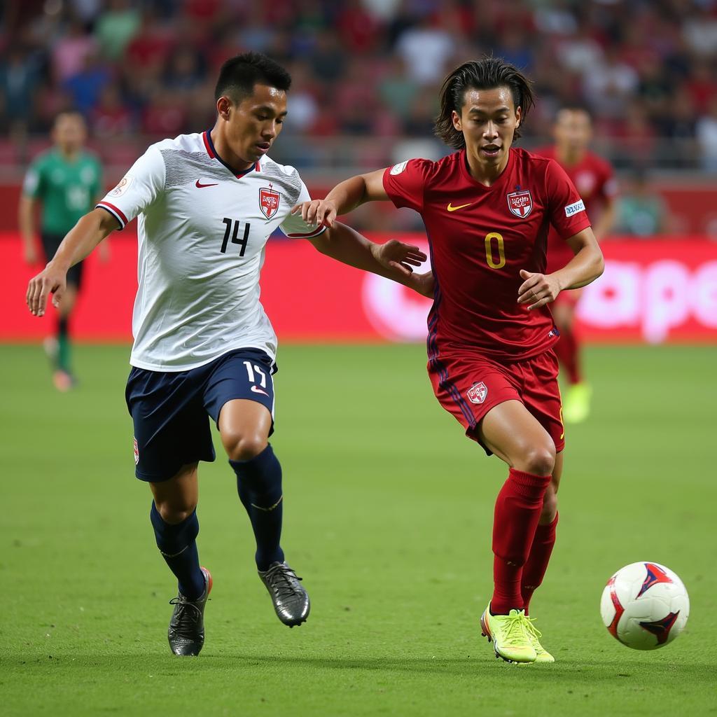 AFF ASEAN U19 Championship: An intense match between two teams