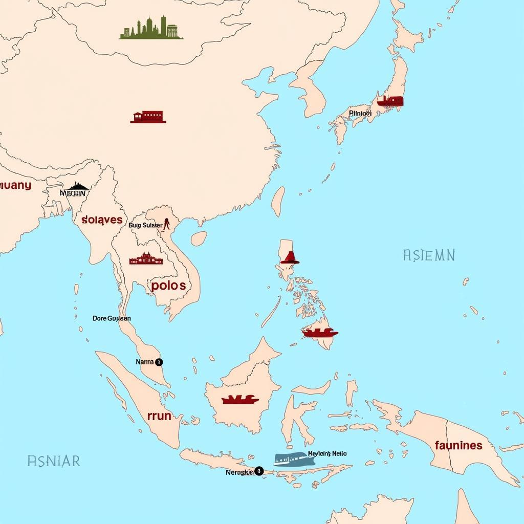 Airasia ASEAN Fare Travel Map