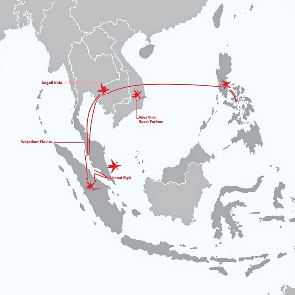 AirAsia ASEAN Pass Route Map