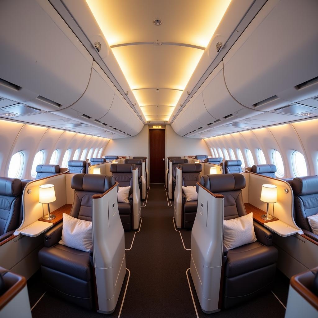 Airbus A380 Interior Cabin