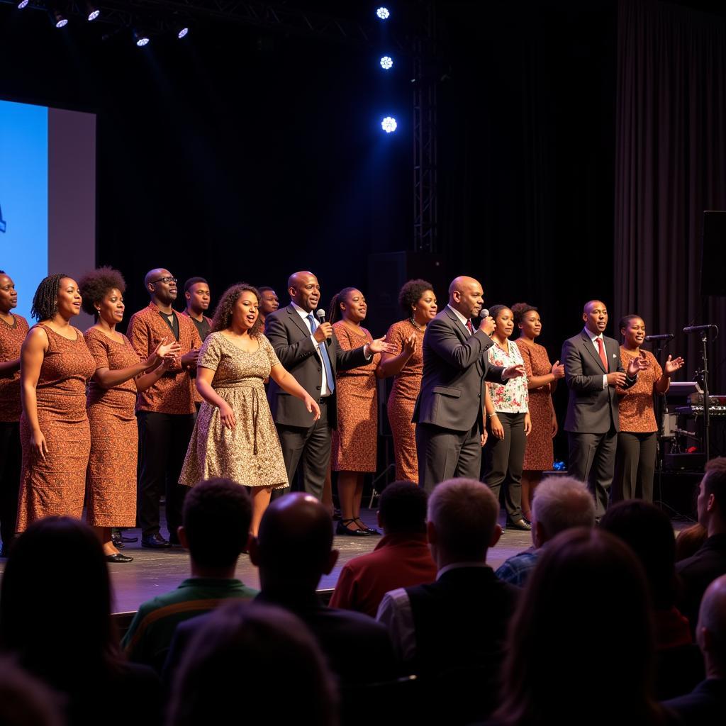 Amadodana Ase Wesile Choir performing