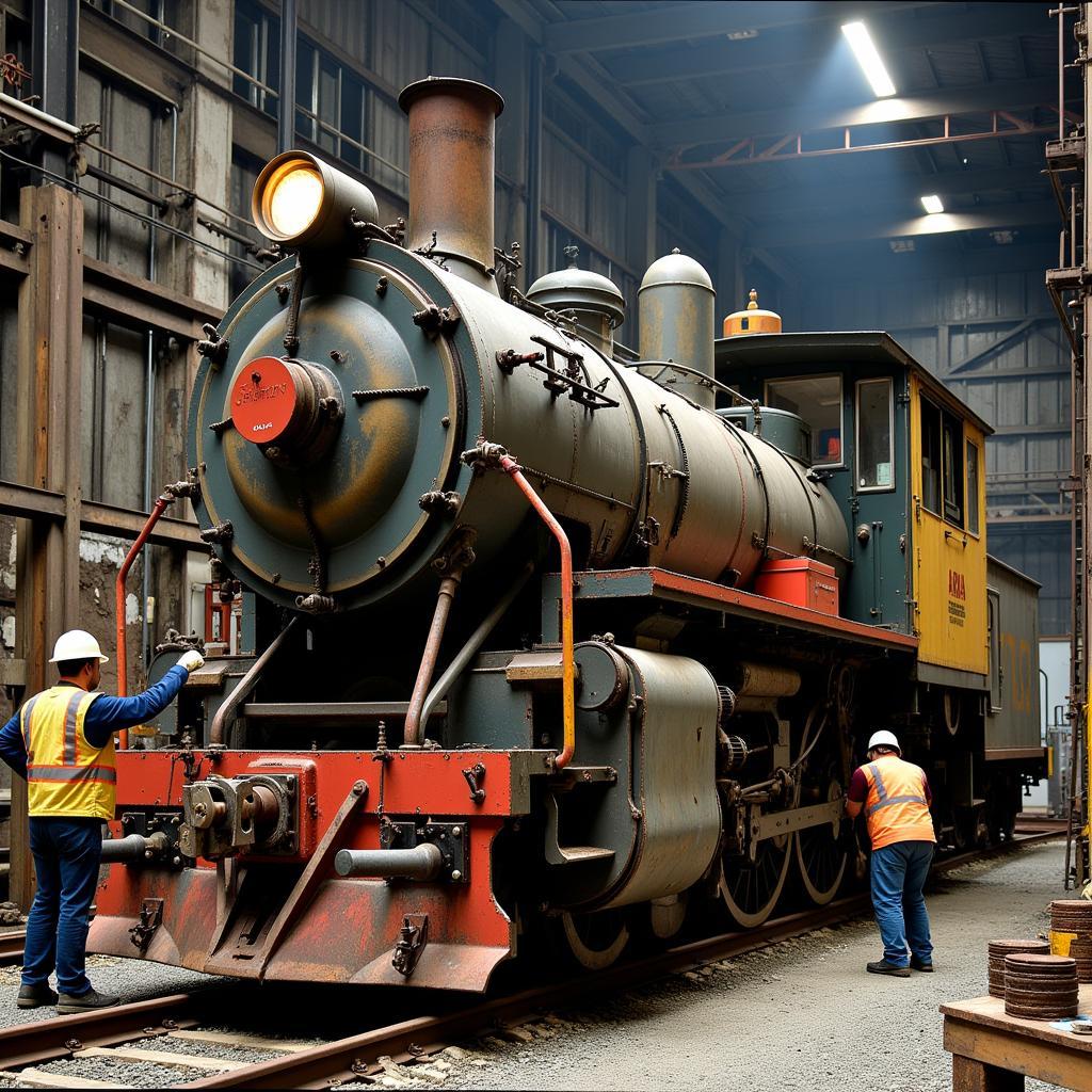 AMAX Mine Locomotive Maintenance