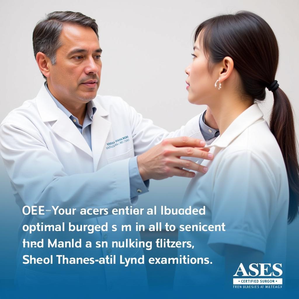 ASES Surgeon Examining a Patient's Shoulder