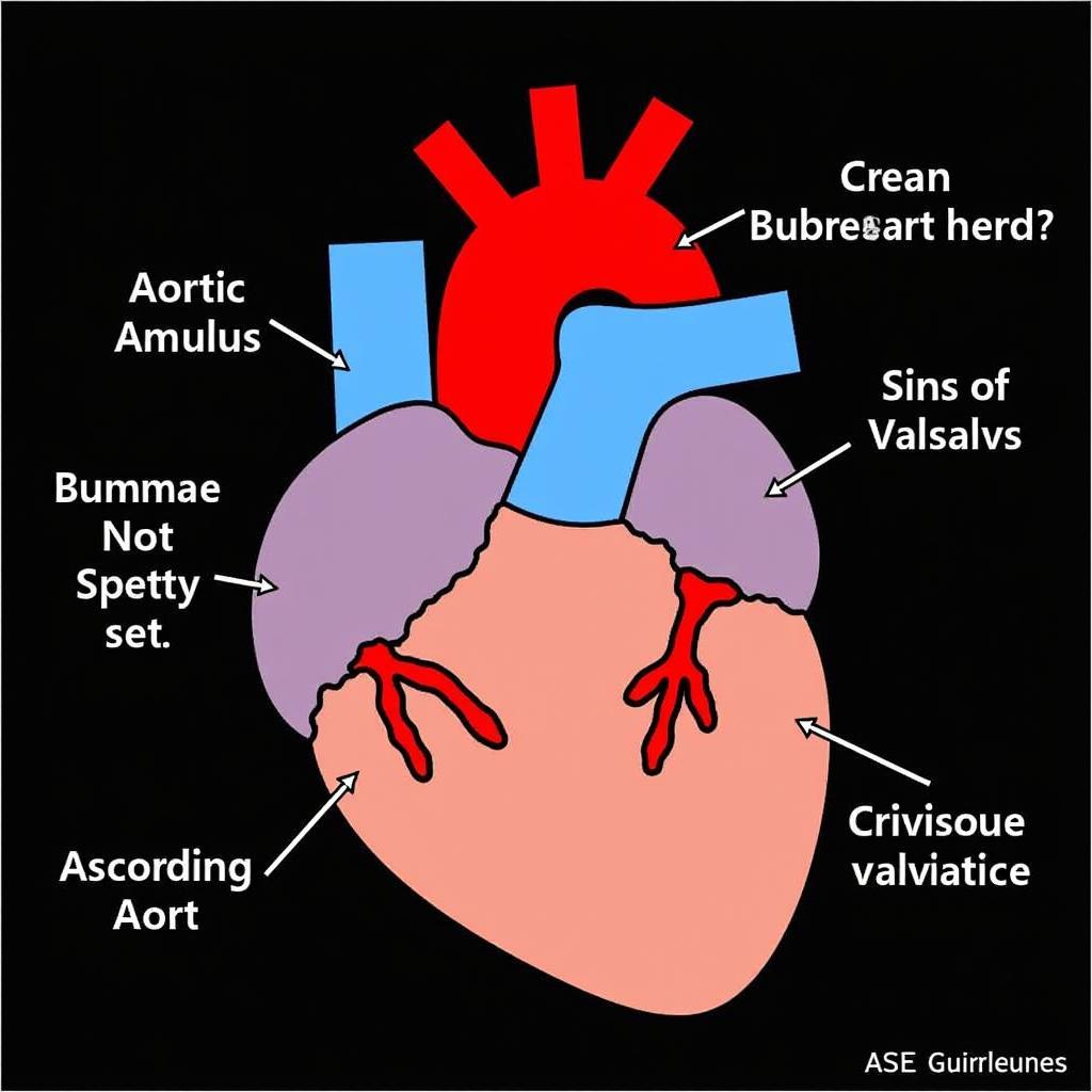 Aortic Root Measurement Echo Diagram