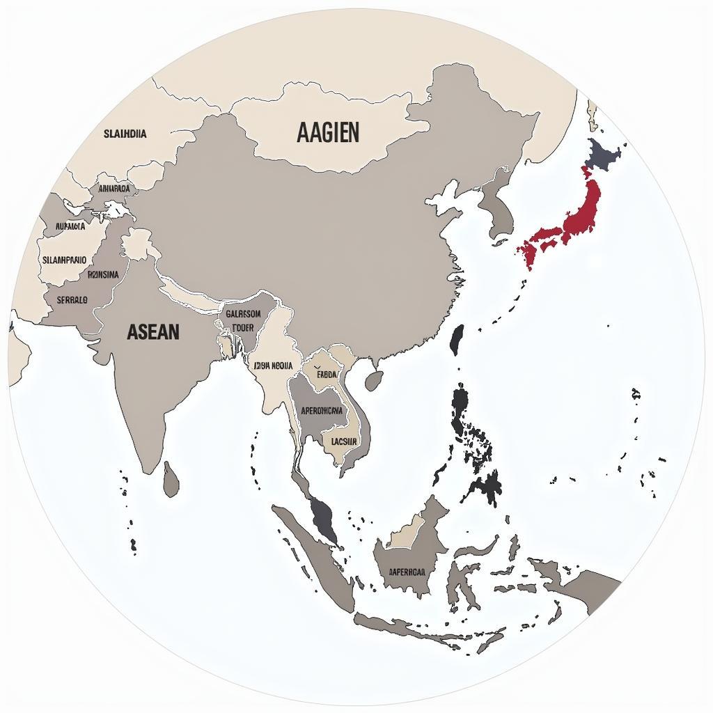 APEC and ASEAN Member States Map Comparison