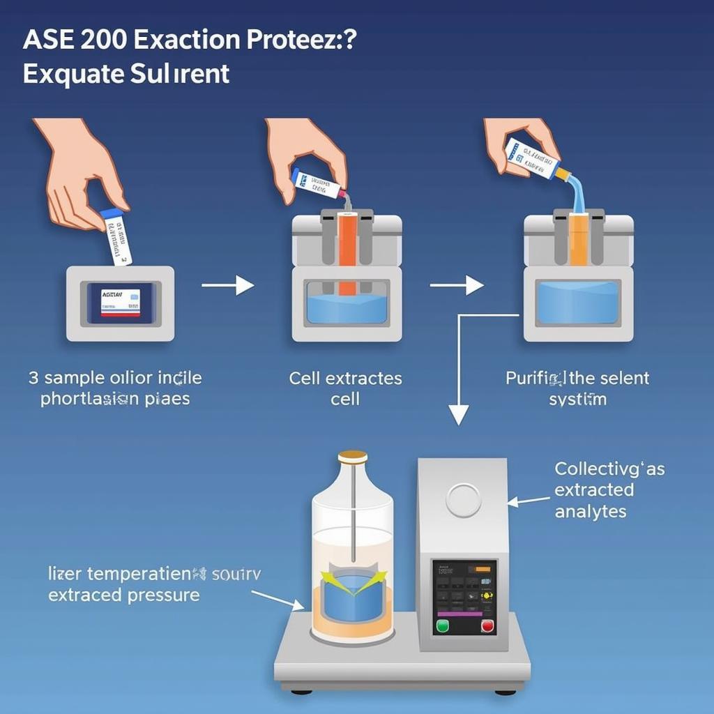 ASE 200 Accelerated Solvent Extraction Process