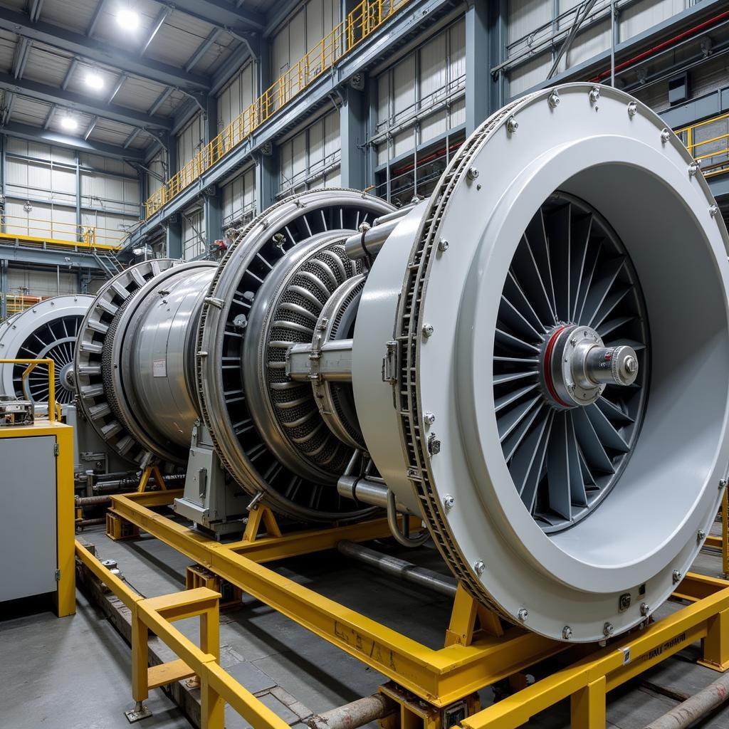 ASE 40 Gas Turbine in a Power Plant