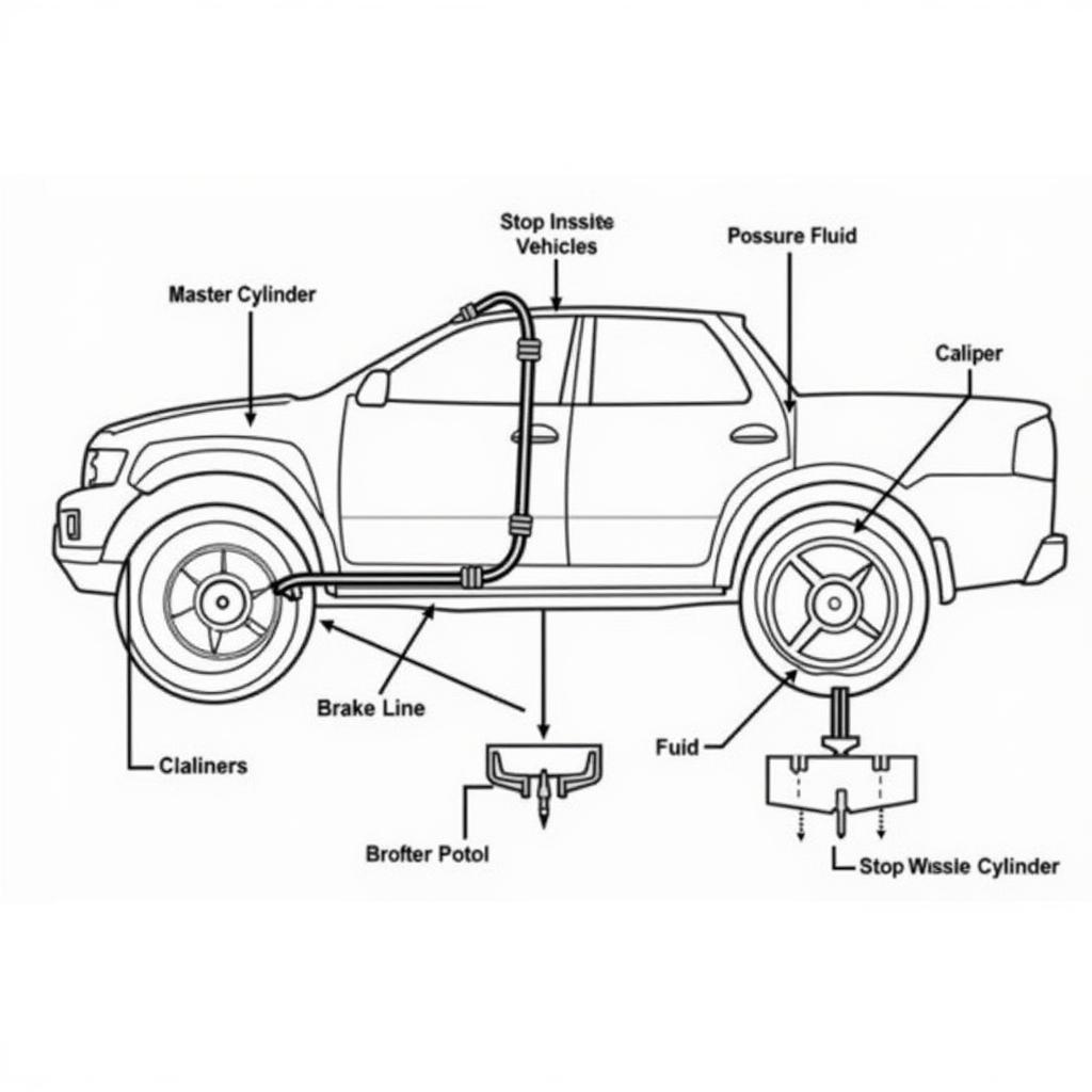 ASE 5 Brakes Hydraulic System Diagram