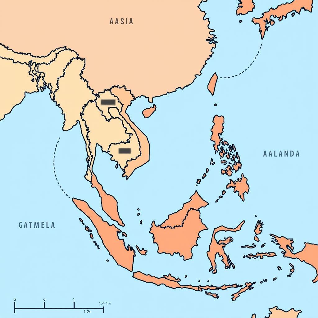 ASE 87 and Southeast Asia Map