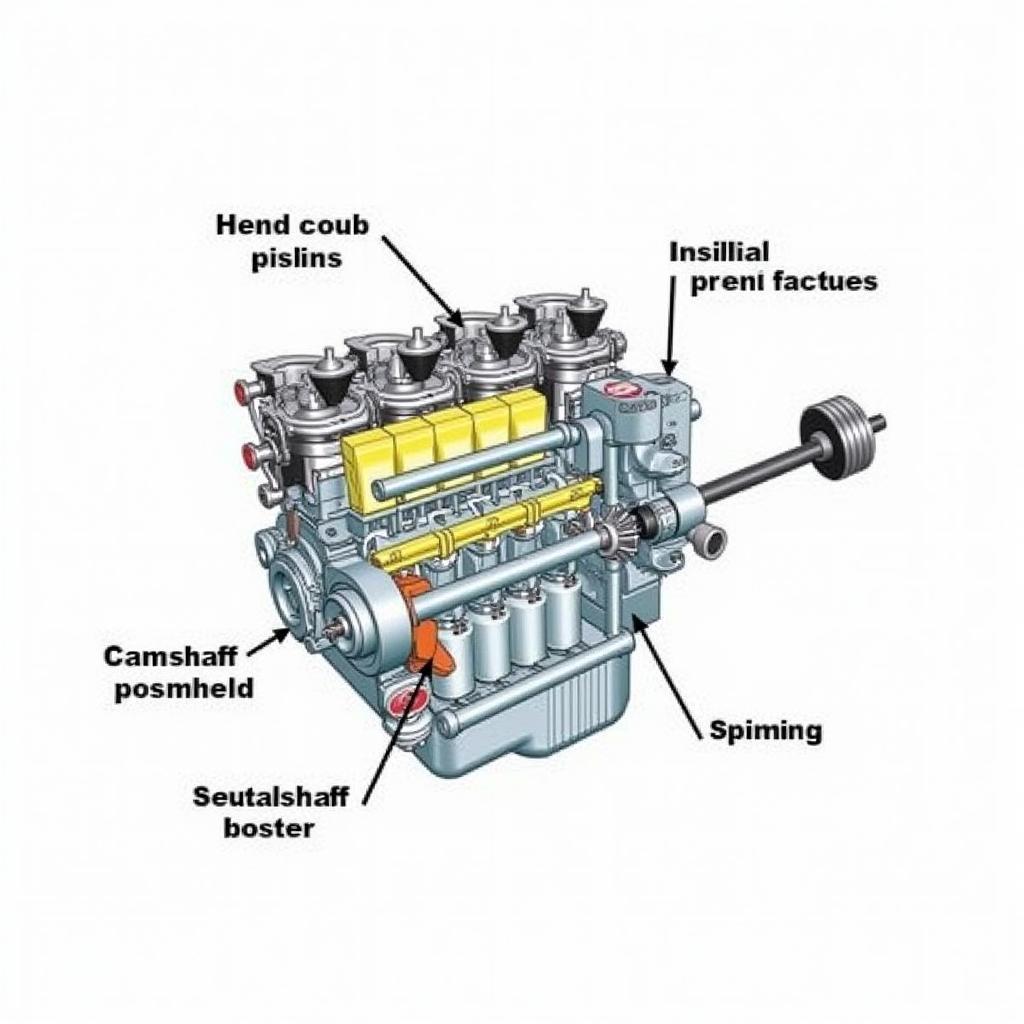 ASE A1 Test - Engine Diagram